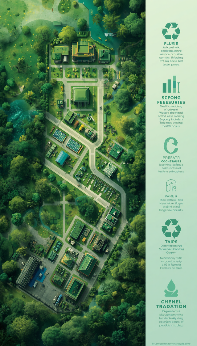 Green industry and biomass processing imagery representing EcoVerse's circular economy systems