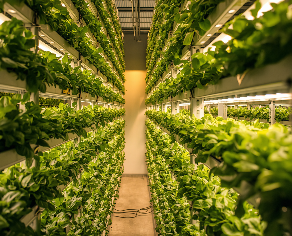Vertical hydroponic farming towers